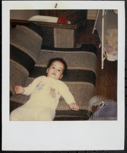Baby on a couch