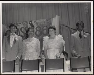8th grade graduation from Kennedy School, 1986