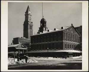 Custom House + Faneuil Hall Feb. 1945
