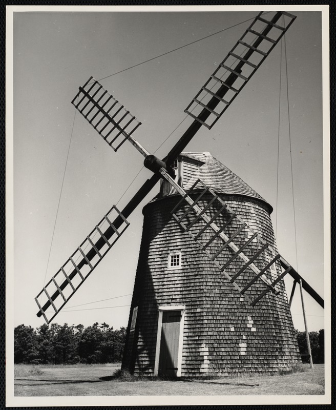 Old wind mill, Cape Cod - Digital Commonwealth