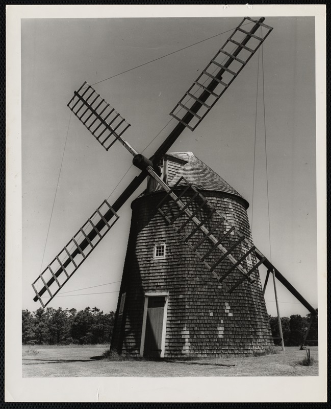 Old wind mill Hyannis - Cape Cod - Digital Commonwealth