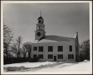 The First Parish Church of Sudbury, Mass buit in 1797