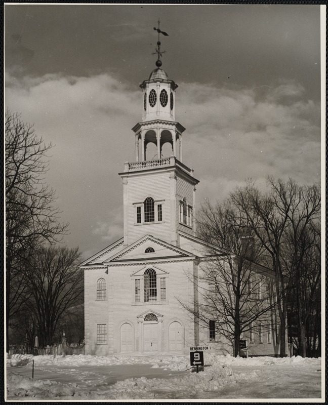 The First Congregational Church, Old Bennington, Vt.
