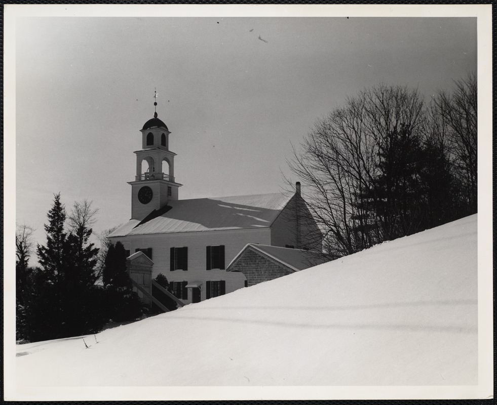 The First Parish Church of Sudbury, Mass. Built in 1797