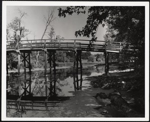 "Rude Bridge" - Concord, Mass. This is the new bridge erected in 1956