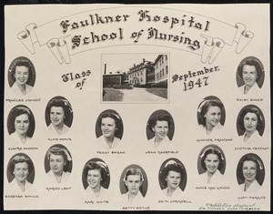 Faulkner Hospital School of Nursing class of 1947