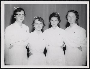 Faulkner Hospital School of Nursing class of 1957 award winners