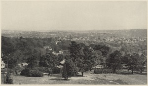 Northeast view of the Faulkner Hospital Surgical Wing overlooking Boston