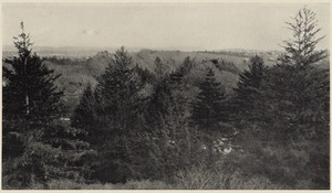 Southwest view from the Faulkner Hospital overlooking the Blue Hills