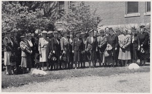 A group of the Faulkner Hospital Aid
