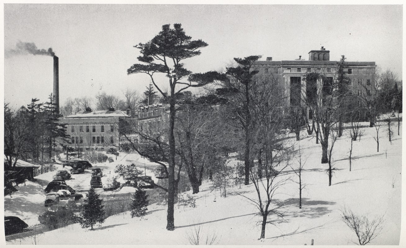 Faulkner Hospital in the winter