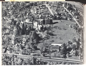 Aerial view of Faulkner Hospital
