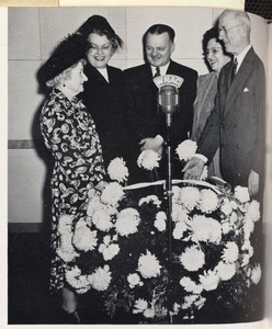 Chrysanthemums presented to mother at Faulkner Hospital