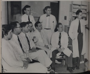 Faulkner Hospital medical staff at lecture