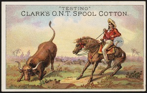 "Testing" Clark's O.N.T. spool cotton