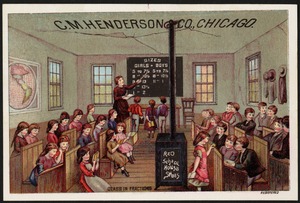 C. M. Henderson & Co., Chicago. Red School House shoes - class in fractions