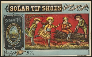 Solar Tip shoes. Strong, beautiful, everlasting. Ain't they beautiful. I wear the Solar Tip shoes.