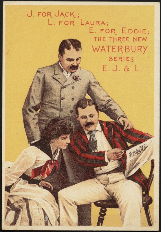 J. for Jack ; L. for Laura; E. for Eddie; the three new Waterbury series, E. J. & L.