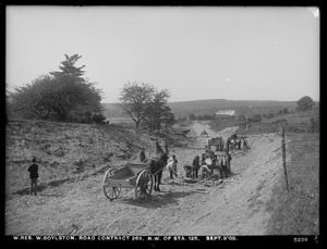 Wachusett Reservoir, Road Contract No. 269, northwest of station 125, West Boylston, Mass., Sep. 9, 1903