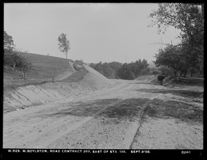 Wachusett Reservoir, Road Contract No. 269, east of station 139, West Boylston, Mass., Sep. 9, 1903