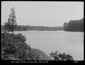 Distribution Department, Low Service Spot Pond Reservoir, Dark Hollow Pond, Stoneham, Mass., Sep. 22, 1903