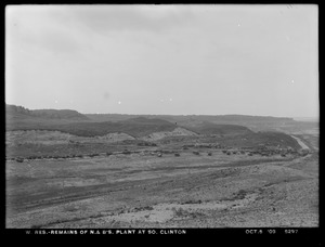 Wachusett Reservoir, remains of Nawn & Brock's plant at South Clinton, Boylston, Mass., Oct. 5, 1903