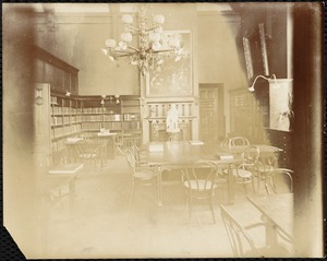Newton Free Library, Old Main, Centre St. Newton, MA. Interior, Farlow Reference Dept., Old Main