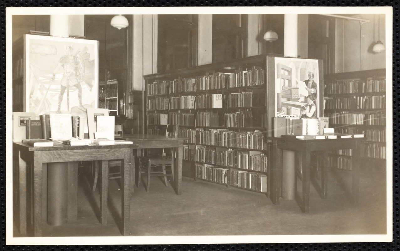 Newton Free Library, Old Main, Centre St. Newton, MA. Interior, Old Main