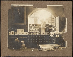 Newton Free Library, Old Main, Centre St. Newton, MA. Interior, Old Main