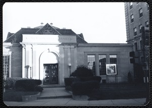 Newton Free Library, Old Main, Centre St. Newton, MA. Old Main, exterior