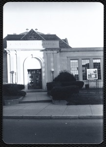 Newton Free Library, Old Main, Centre St. Newton, MA. Old Main, exterior