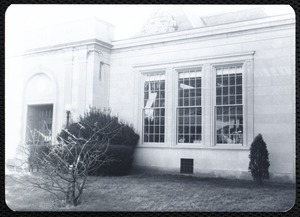 Newton Free Library, Old Main, Centre St. Newton, MA. Old Main, exterior