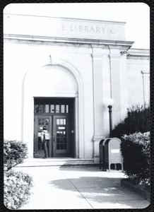 Newton Free Library, Old Main, Centre St. Newton, MA. Old Main, exterior