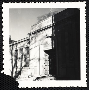 Newton Free Library, Old Main, Centre St. Newton, MA. Old Main, exterior