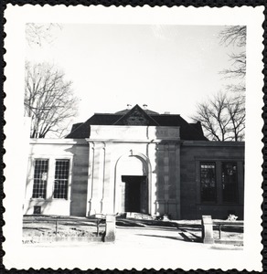 Newton Free Library, Old Main, Centre St. Newton, MA. Old Main, exterior