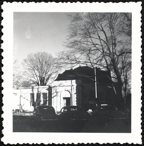 Newton Free Library, Old Main, Centre St. Newton, MA. Old Main, exterior