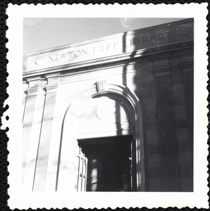 Newton Free Library, Old Main, Centre St. Newton, MA. Old Main, exterior