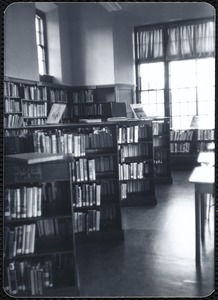 Newton Free Library, Old Main, Centre St. Newton, MA. Newton Centre, interior