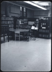Newton Free Library, Old Main, Centre St. Newton, MA. West Newton, interior