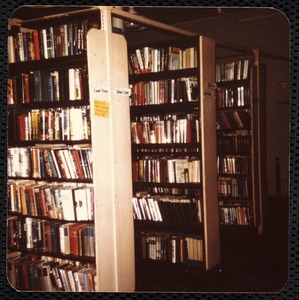 Newton Free Library, Old Main, Centre St. Newton, MA. Fiction stacks