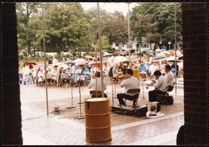 Newton Free Library, 330 Homer St., Newton, MA. Dedication, 9/15/1991. Performers. NSO Brass Quartet