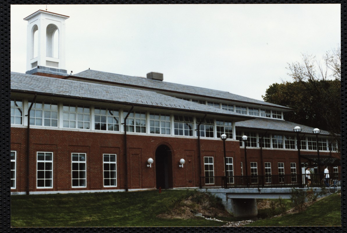 Newton Free Library, 330 Homer St., Newton, MA. Exterior library shots
