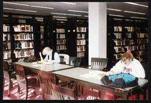 Newton Free Library, 330 Homer St., Newton, MA. Second floor area