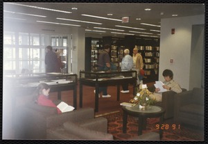 Newton Free Library, 330 Homer St., Newton, MA. Second floor sitting area