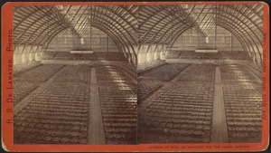 Interior of rink, as arranged for the gospel meetings