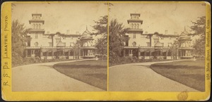 View at Armsmear, the residence of Mrs. Samuel Colt, Hartford, Conn.
