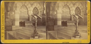View of the interior of the Memorial Church of the Good Shepherd, Hartford, Conn. Erected by Mrs. Samuel Colt