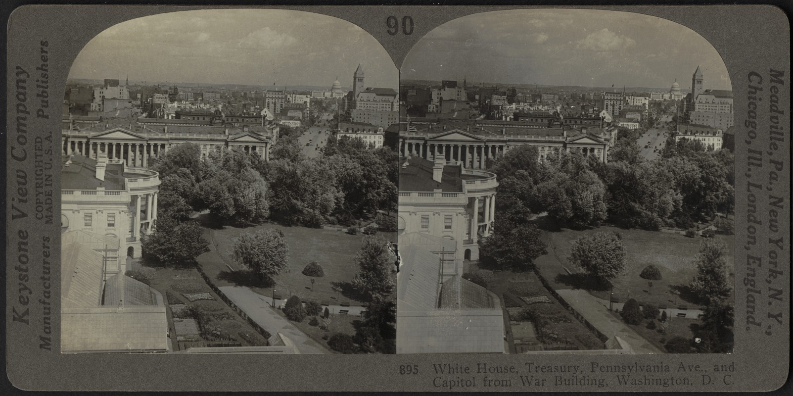 Looking down Pennsylvania Avenue, Washington, D. C.