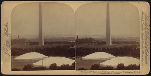 Endeavorers' tents and Washington Monument, Washington, U.S.A.