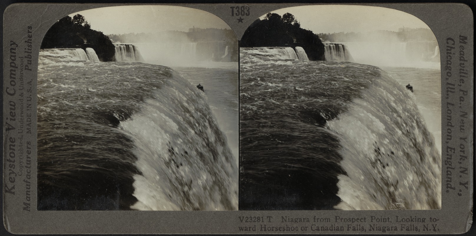 Niagara from Prospect Point, looking toward Canadian Falls